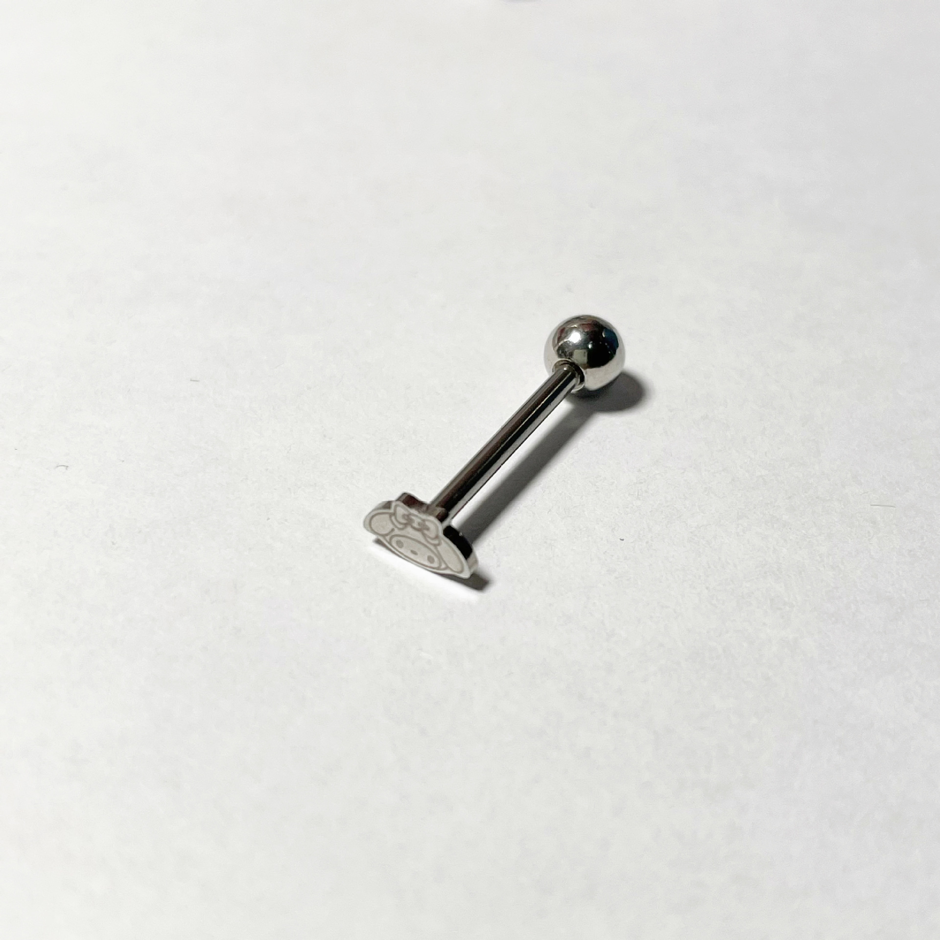 Sanrio Kuromi Melody Jade GUI Dog 12mm 1.6mm Tongue Barbell 316L Surgical Steel Cartoon Tongue Ring Piercing Jewelry - Image 5