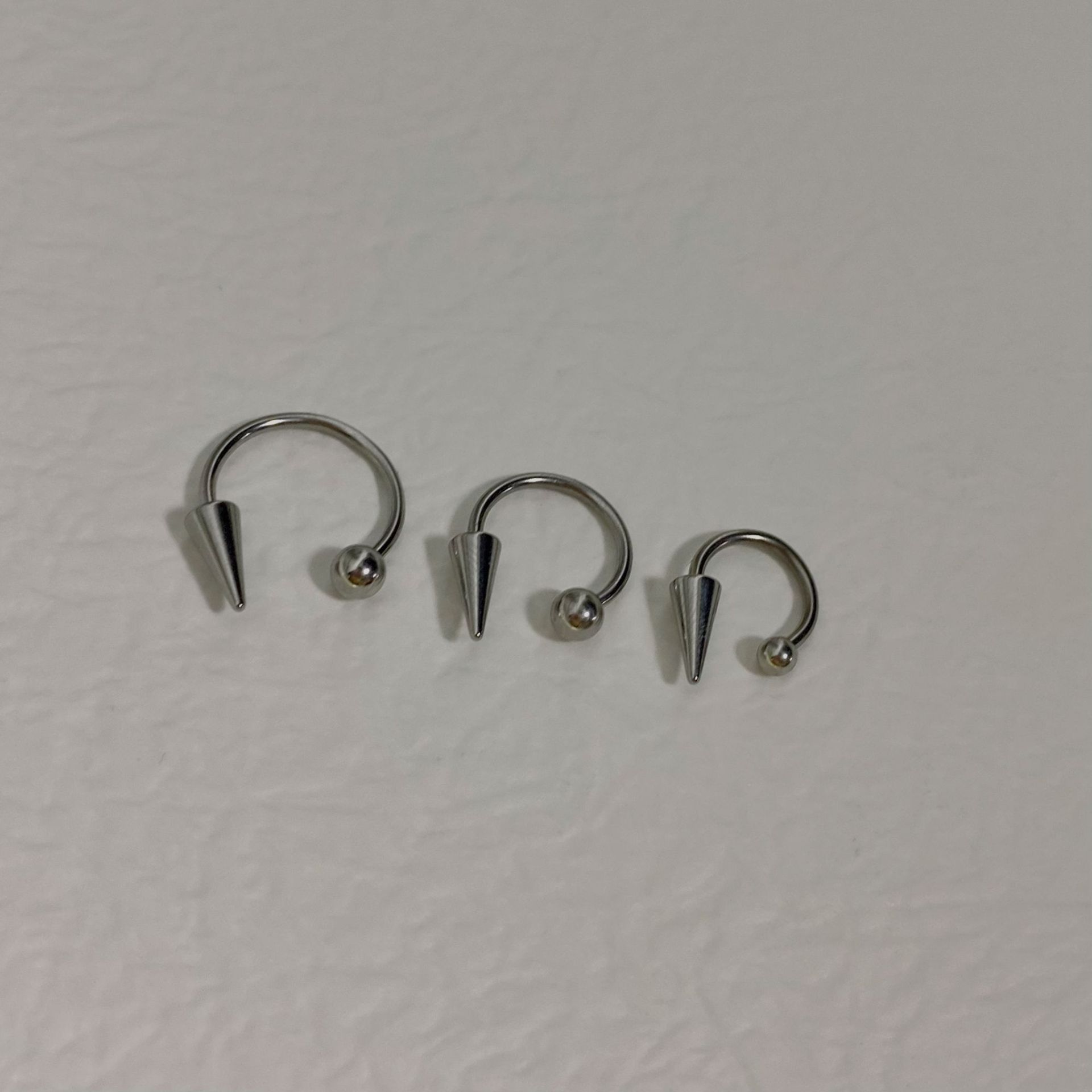 Punk Lips Lip Ring 12mm 1.2mm Horseshoe Labret Stud 316L Surgical Steel Cool Sweet Piercing Jewelry - Image 5