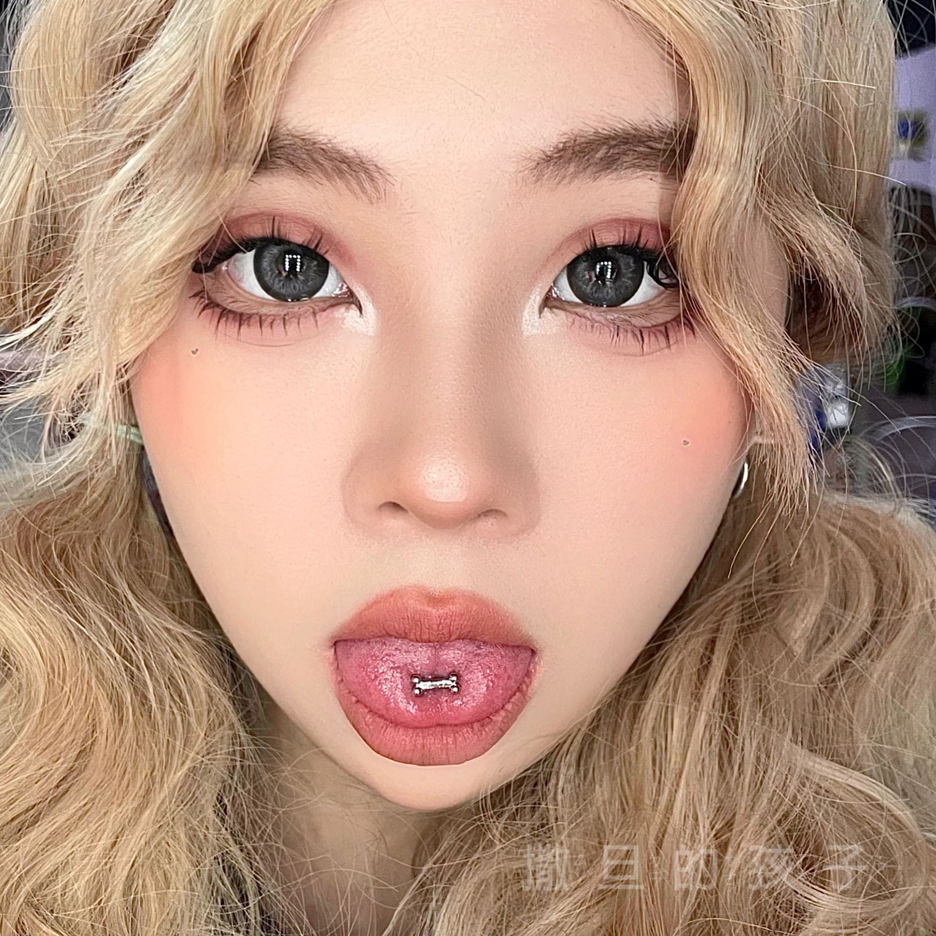 Pure Love Puppy External Thread Tongue Barbell 316L Surgical Steel 12mm Bar 1.6mm Gauge Sweet Cool Tongue Ring Wholesale - Image 3