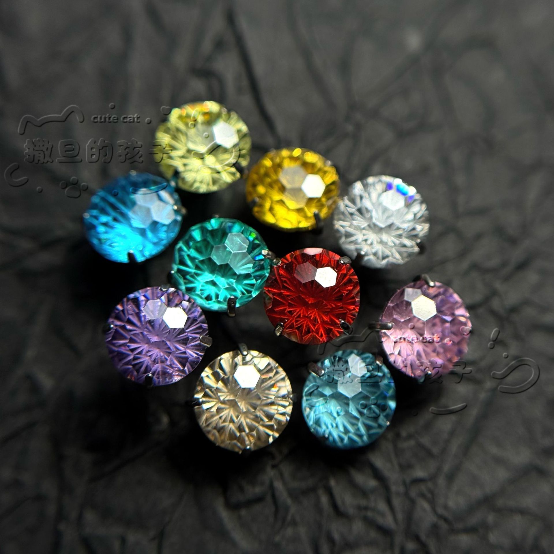 Titanium Alloy Tongue Piercing Barbell - Internally Threaded Short Rod with Sparkling Fireworks Diamond, Long-Term Wear - Image 4