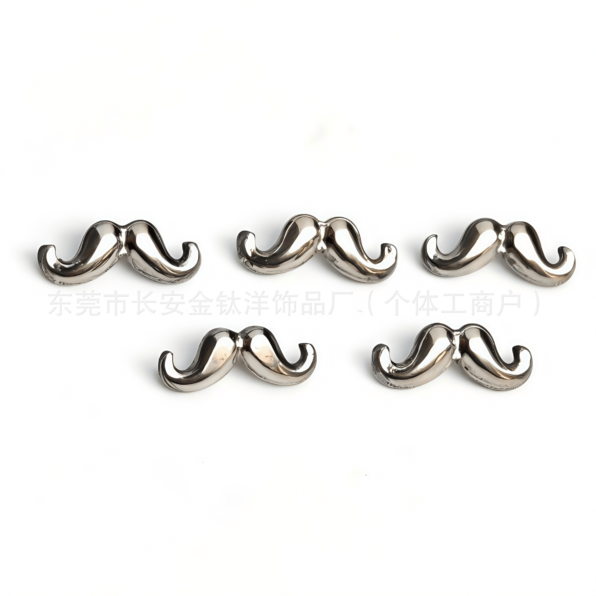 F136 Titanium Polished Beard Rod Nose Stud Ear Nail - G23 Titanium Alloy Body Piercing Jewelry Ear Bone Nail - Image 2