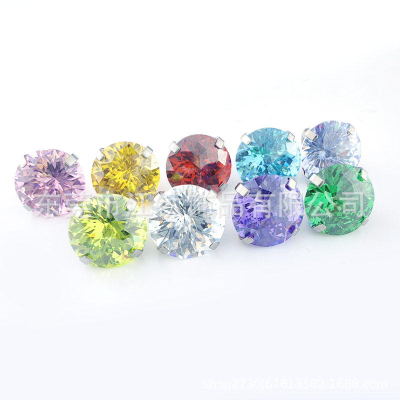 G23 Titanium Ear Bone Nail with Blue CZ - ASTM F136 Piercing Jewelry - Image 5