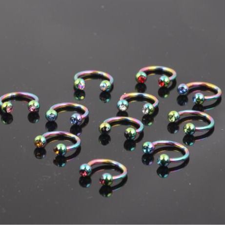 Stainless Steel Color CBR Nose Nail Nose Ring Earring Universal Piercing Jewelry Wholesale - Image 4