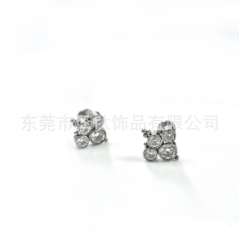 G23 Titanium Lip Piercing Stud with 5A Zircon, 1.2mm x 12mm Labret Lip Nail Earring - Image 5