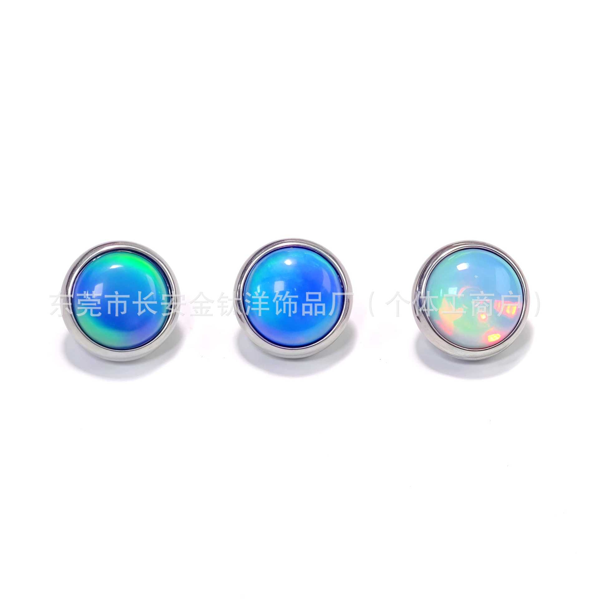 F136 Titanium Flat Bottom Nebula Mist Opal Ear Nose Lip Labret Tongue Barbell Body Piercing Jewelry - Image 2