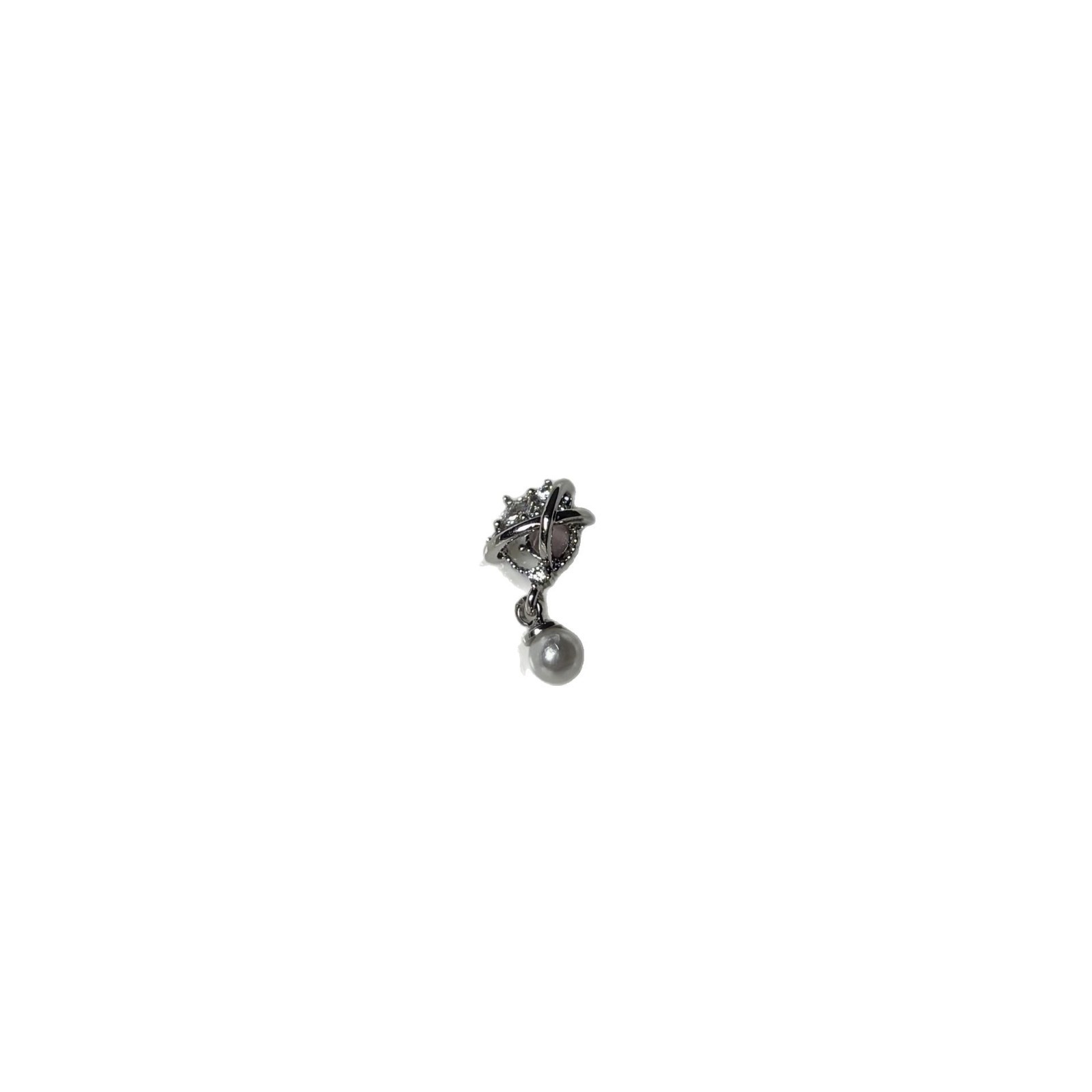 Star Chain Cat's Eye Diamond D-Ring Lip Ring 316L Surgical Steel Lip Nail Hot Girl Piercing Jewelry - Image 5