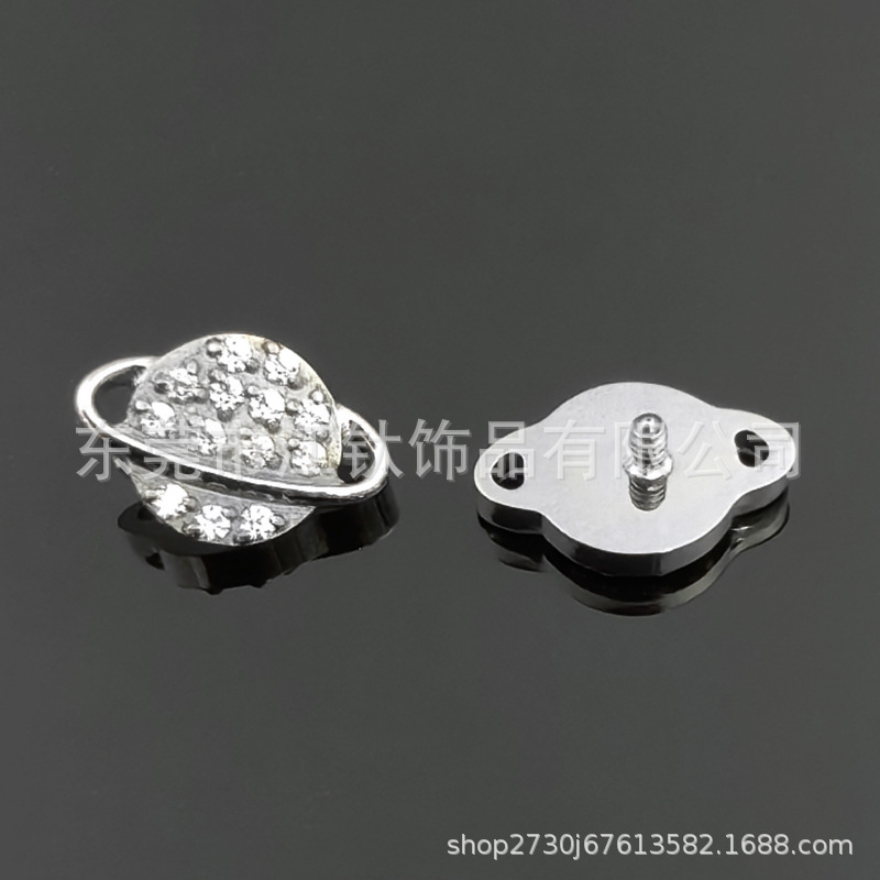 G23 Titanium Star Cartilage Earring - Gold Implant Grade Body Piercing Jewelry - Image 2