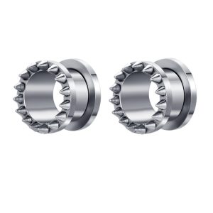 Chaoren Titanium Steel Ear Expander Ear Piercing Jewelry 18mm