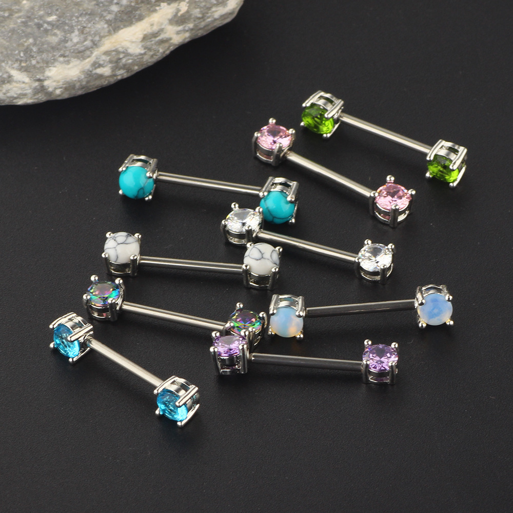Gold Nipple Rings 16mm Stainless Steel Breast Nails Body Piercing Earrings Geometric Style - Image 4