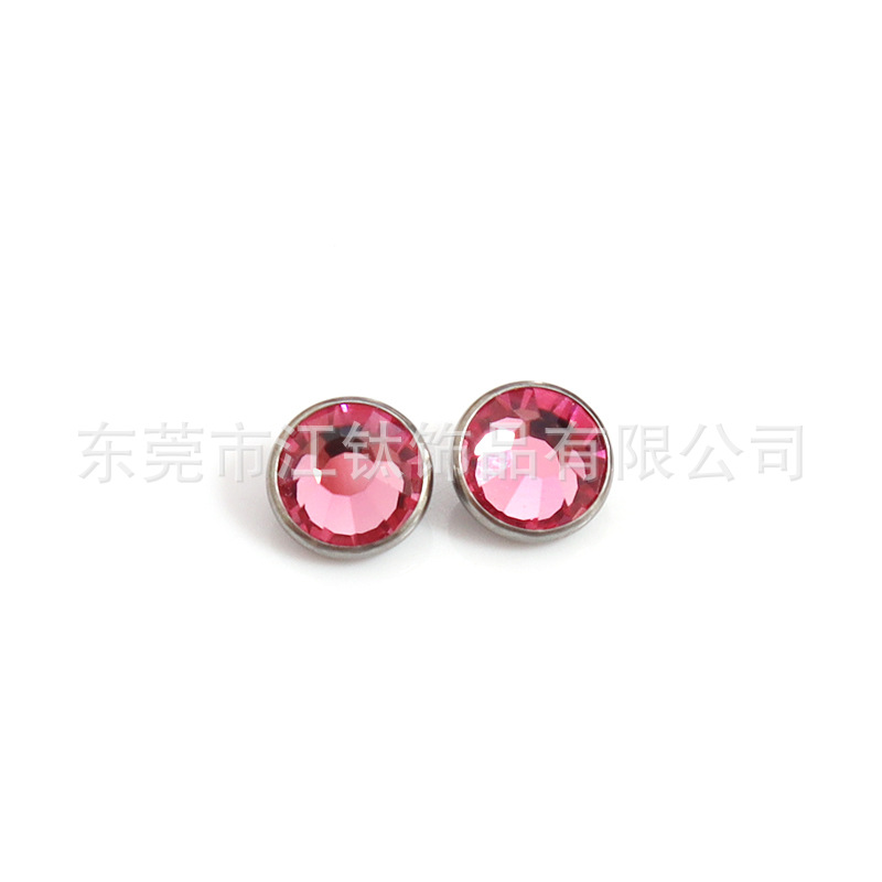 G23 Titanium Buried Nail Plate Lip Piercing Labret Stud with CZ Stone ASTM F136 Alloy Body Jewelry - Image 5