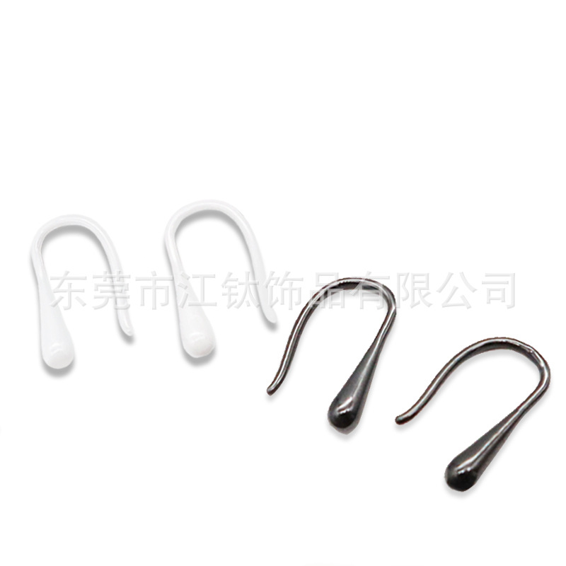 Bio-Ceramic Ear Studs All-Ceramic Ear Pin Anti-Blocking Earrings Body Piercing Jewelry - Image 5