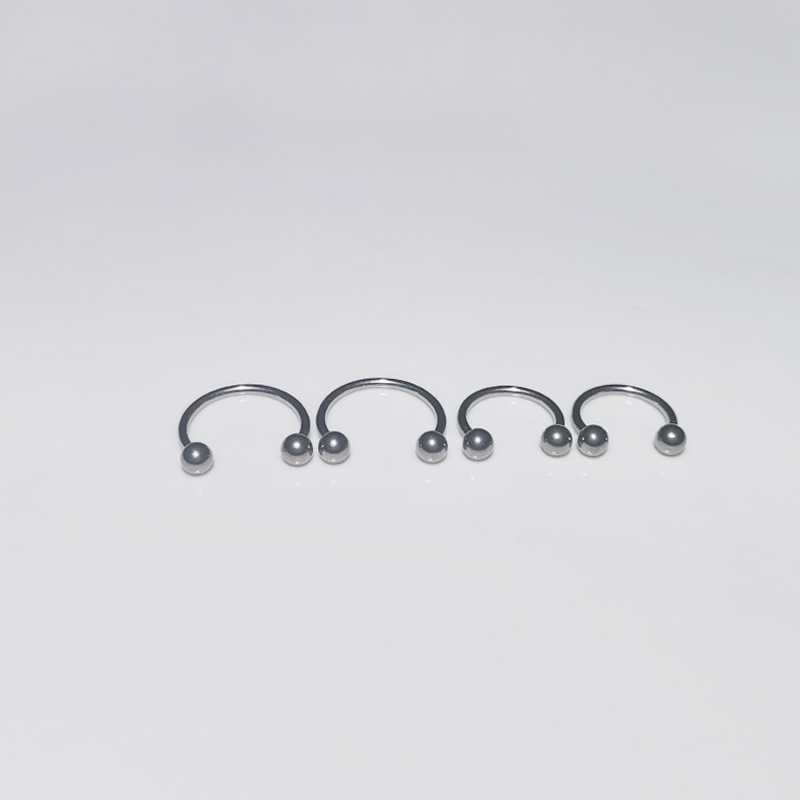 G23 Titanium Nose Ring 18G Internal Thread Ball Nose Stud Body Piercing Jewelry - Image 4