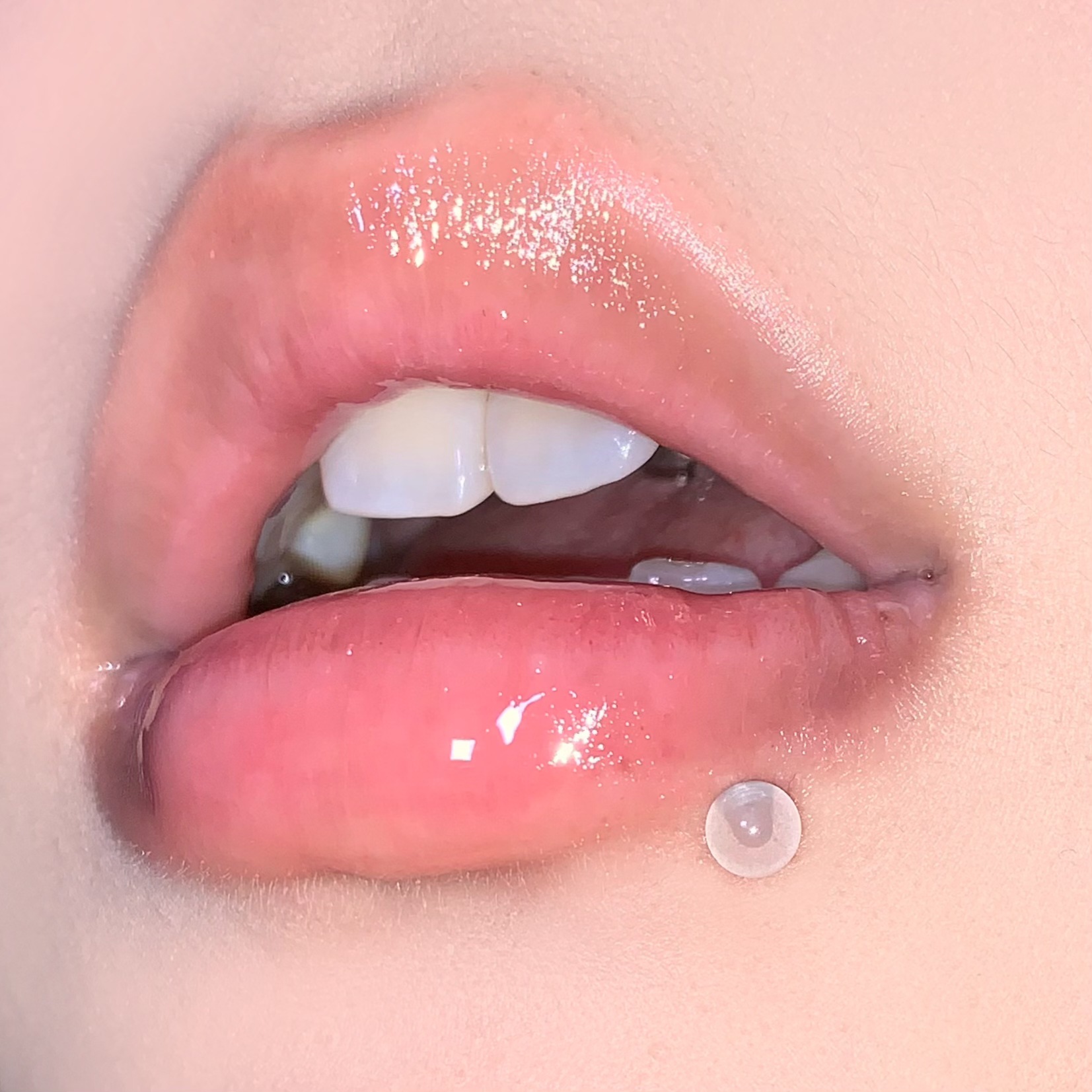 Solid Color Acrylic Ear Bone Nail Straight Nail Lip Piercing Jewelry 316L Surgical Steel External Thread Niche Hot Girl - Image 4