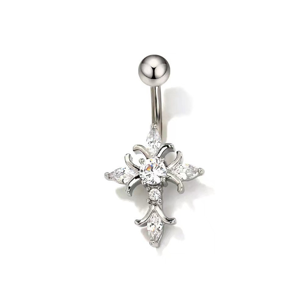 New Fashion Copper Navel Ring with Gold Claw Ball - 2025 Spring Trendy Belly Button Piercing Wholesale - Image 3