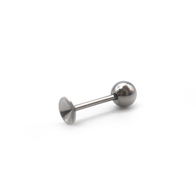 G23 Titanium Cartilage Earring - 16G External Thread Ball Stud - ASTM F136 Piercing Jewelry 4mm - Image 5