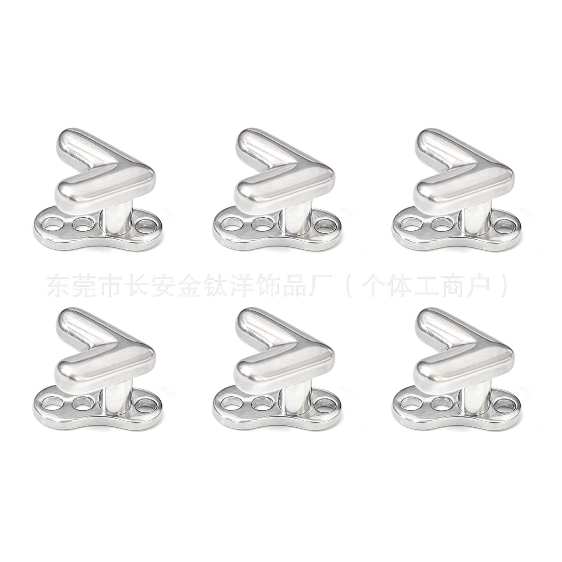 F136 Titanium 1.2mm Heart-Shaped Tongue Barbell, Clavicle Piercing, Bone Piercing, G23 Titanium Alloy Body Piercing Jewelry - Image 2