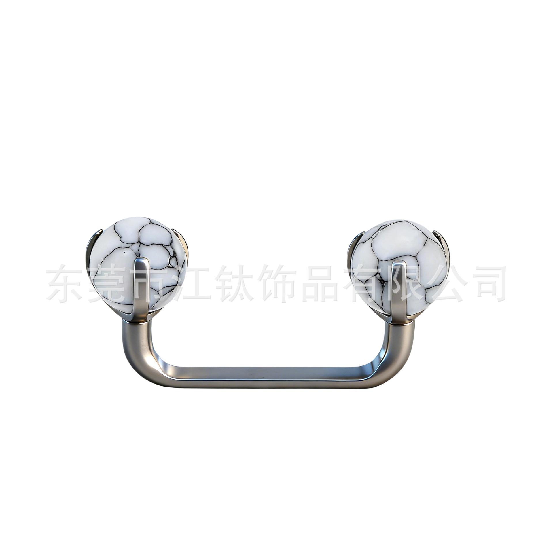 Titanium ASTM F136 Lip Stud with Turquoise Gem Triple Prong Round Corner Embedded Internally Threaded Labret G23 Body Piercing Jewelry - Image 5