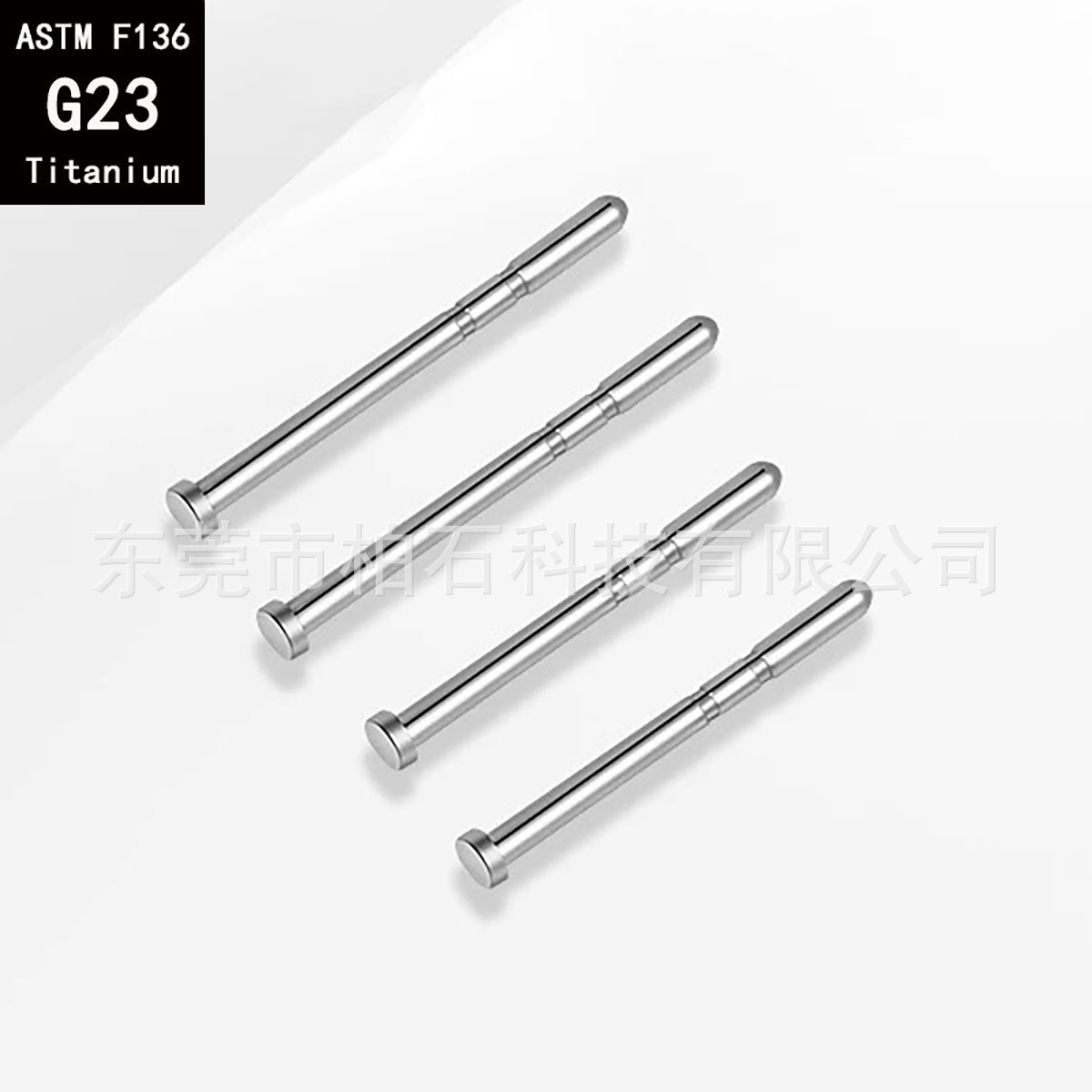 F136 Titanium Alloy Ear Stud Anti-Allergic Ear Nail G23 Titanium Ear Bone Nail Body Piercing Anti-Blocking Ear Jewelry - Image 2