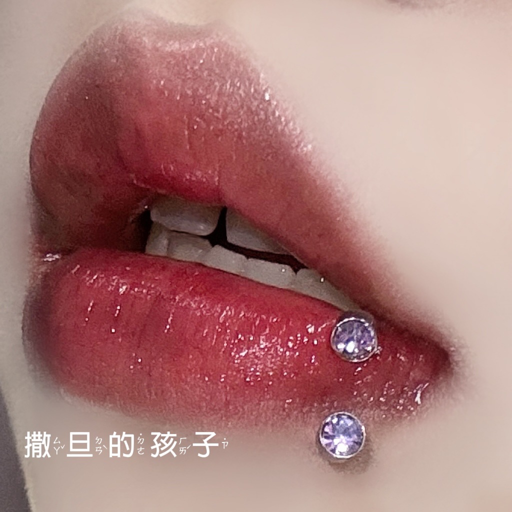 Satan's Child Lost in Tokyo 12mm Lip Ring 316L Surgical Steel Internally Threaded Flash Lip Hoop Lip Nail Ear Bone Ring - Image 4