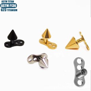 F136 Titanium Alloy Pointed Buried Bone Nail with Internal Thread - Clavicle Skin Grafting Skin Nail
