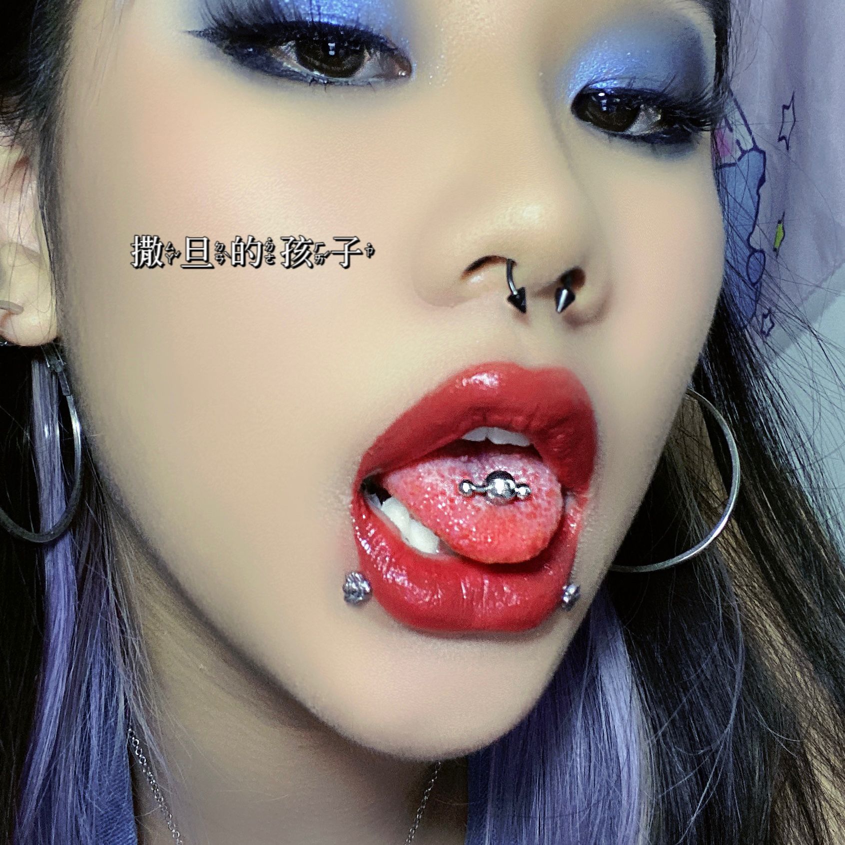 Punk Tongue Nail 12mm 14G Stainless Steel Tongue Barbell Oral Piercing Jewelry - Image 3