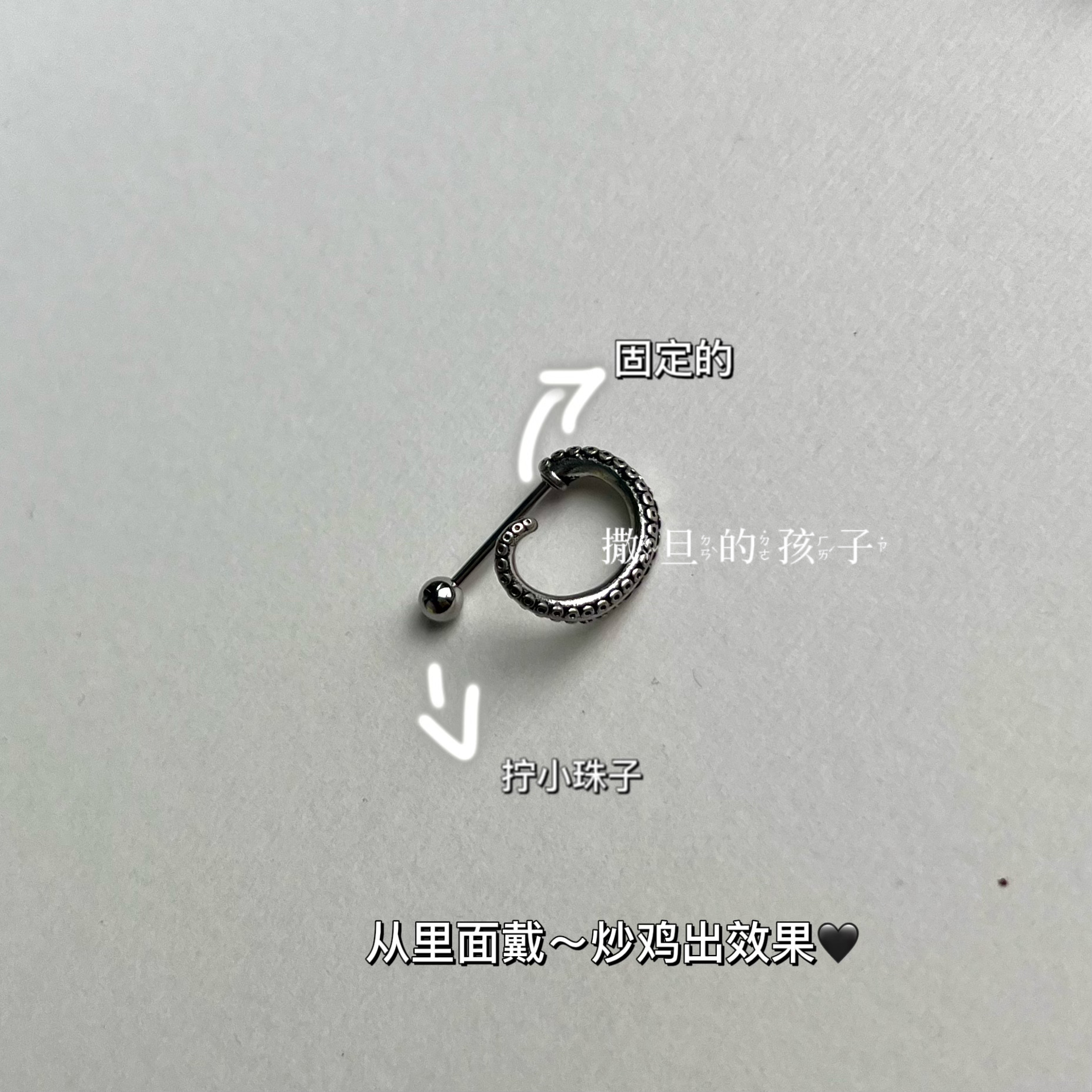 Hot Girl 16G External Thread Lip Ring Stainless Steel Labret Stud Lip Piercing Jewelry - Image 4