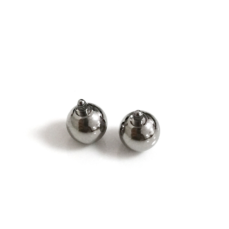 G23 Titanium Outer Wire Tooth Ball Groove 5mm Cartilage Stud Earring for Helix Tragus - Image 5