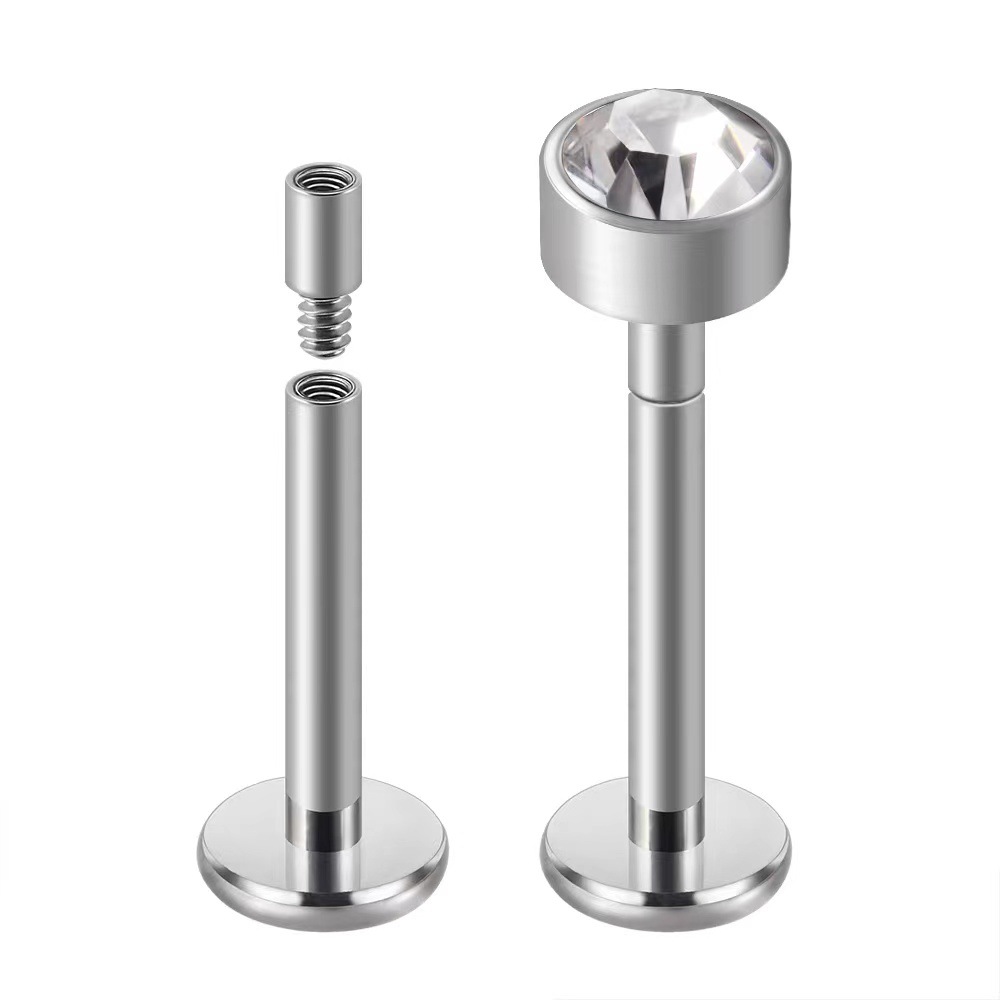 G23 Titanium 14G/16G Extension Rod 2mm Internally Threaded Piercing Jewelry for Tongue Navel Lip - Image 4