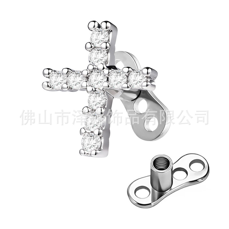316L Stainless Steel Dermal Anchor Microdermal Implant Skin Grafting Nail Body Piercing Jewelry - Image 4