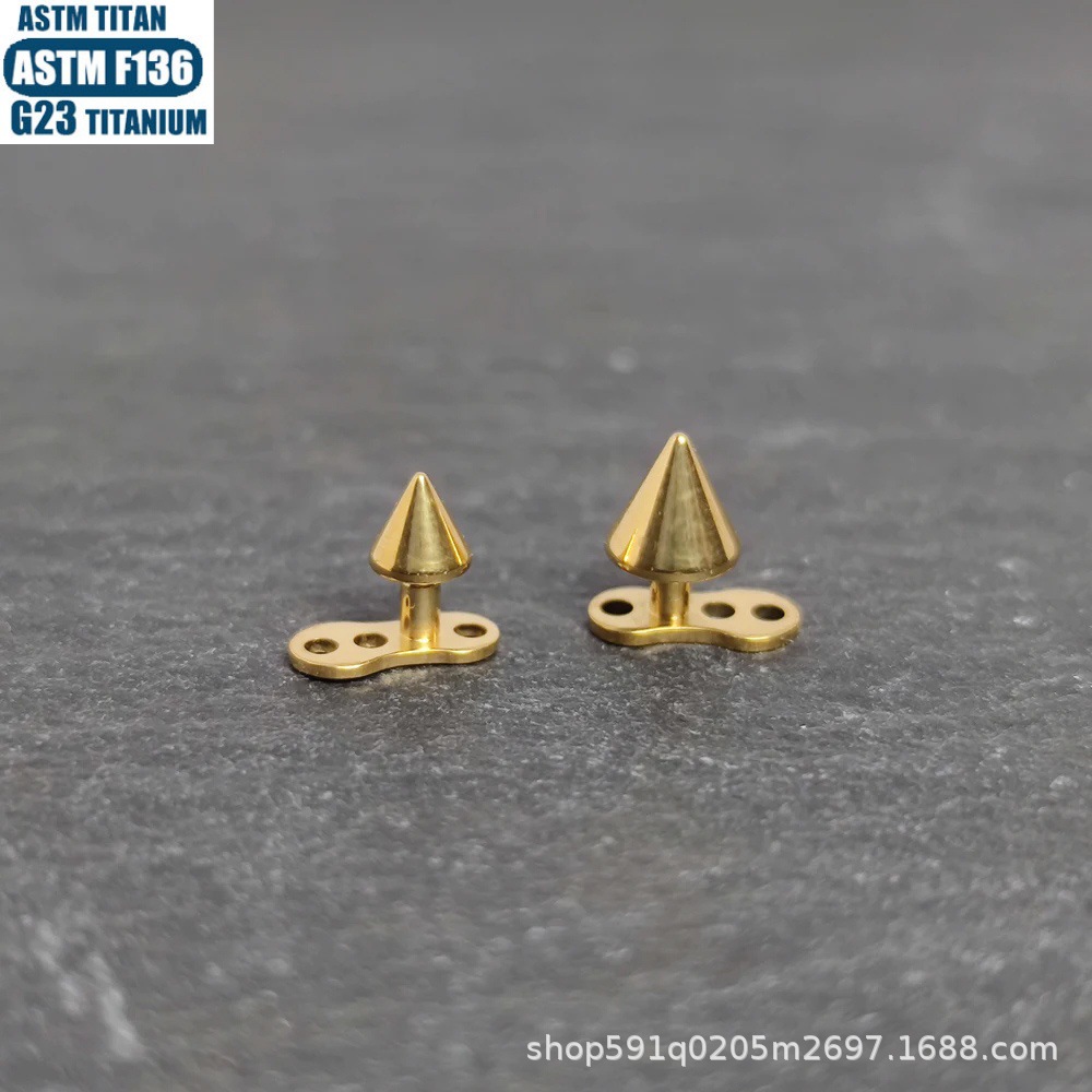 F136 Titanium Alloy Pointed Buried Bone Nail with Internal Thread - Clavicle Skin Grafting Skin Nail - Image 4