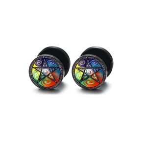 Retro Ethnic Star Stainless Steel Ear Clip - Fashion Earring for Men Women