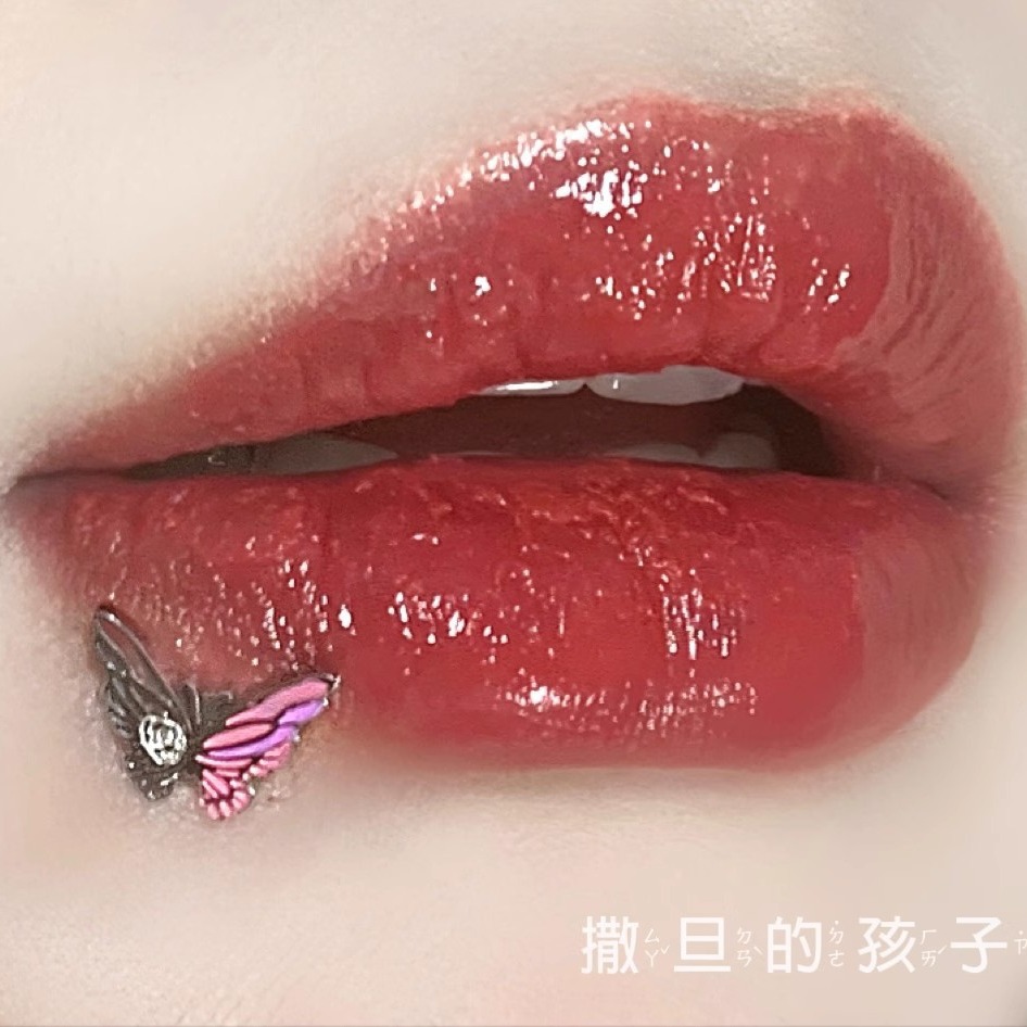 Cold Smoke Butterfly 1.2mm Thick Internal Thread Lip Ring Labret Stud 316L Surgical Steel Lip Piercing Jewelry Wholesale - Image 2