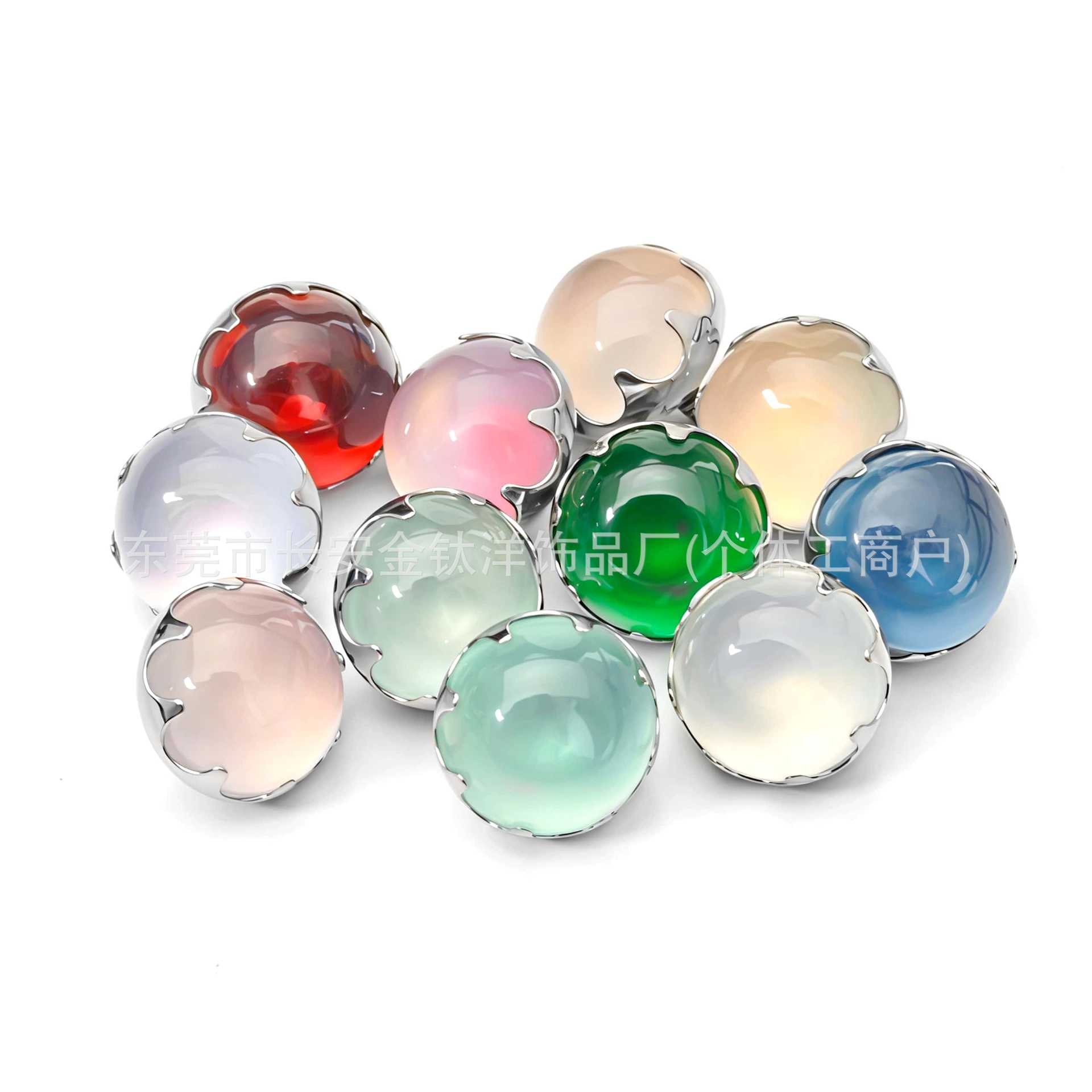 F136 Titanium Serpentine Cat Eye Stone Labret Stud - Lip, Ear, Navel Piercing Jewelry in Dazzling Green - Image 5
