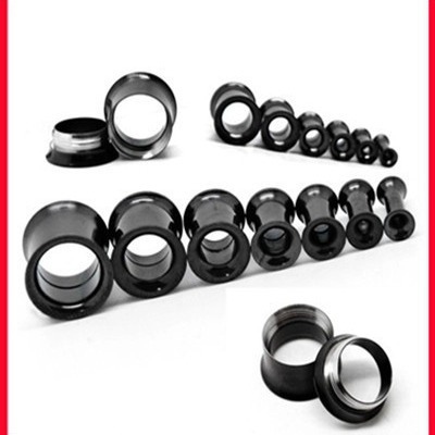 Stainless Steel Inner Teeth Ear Amplifier Double Horn Ear Plug Jewelry - Image 2