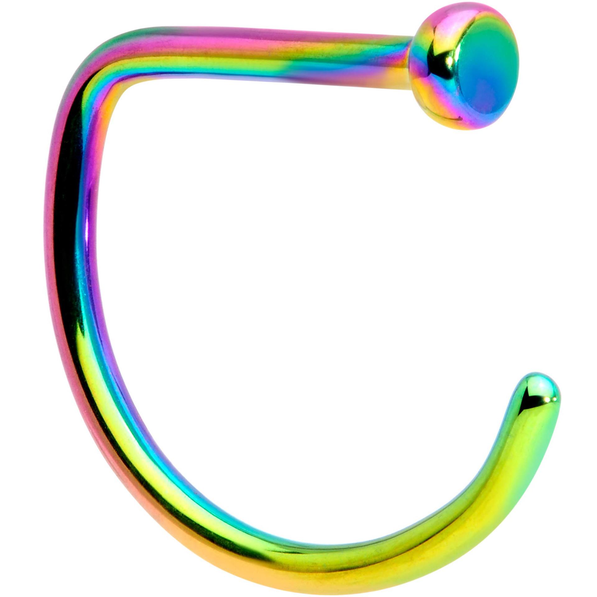 G23 Titanium D-Shaped Nose Clip - No Piercing Required, Nose Ring Clip for Non-Pierced Look - Image 4