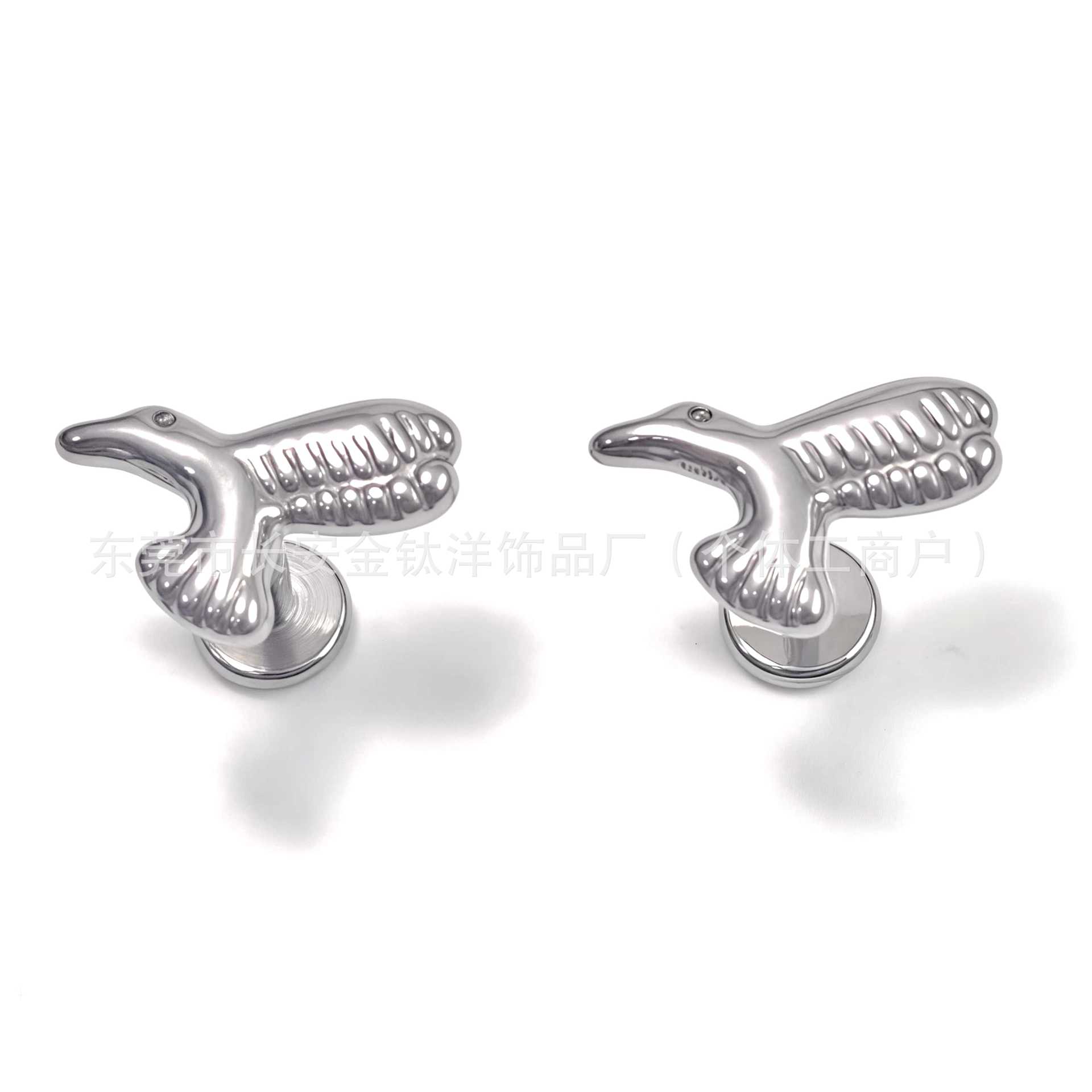 F136 Titanium Internal Thread Bird Earrings Nose Nails Ear Bone Nails Cochlear Nails G23 Titanium Alloy Body Piercing Jewelry - Image 2