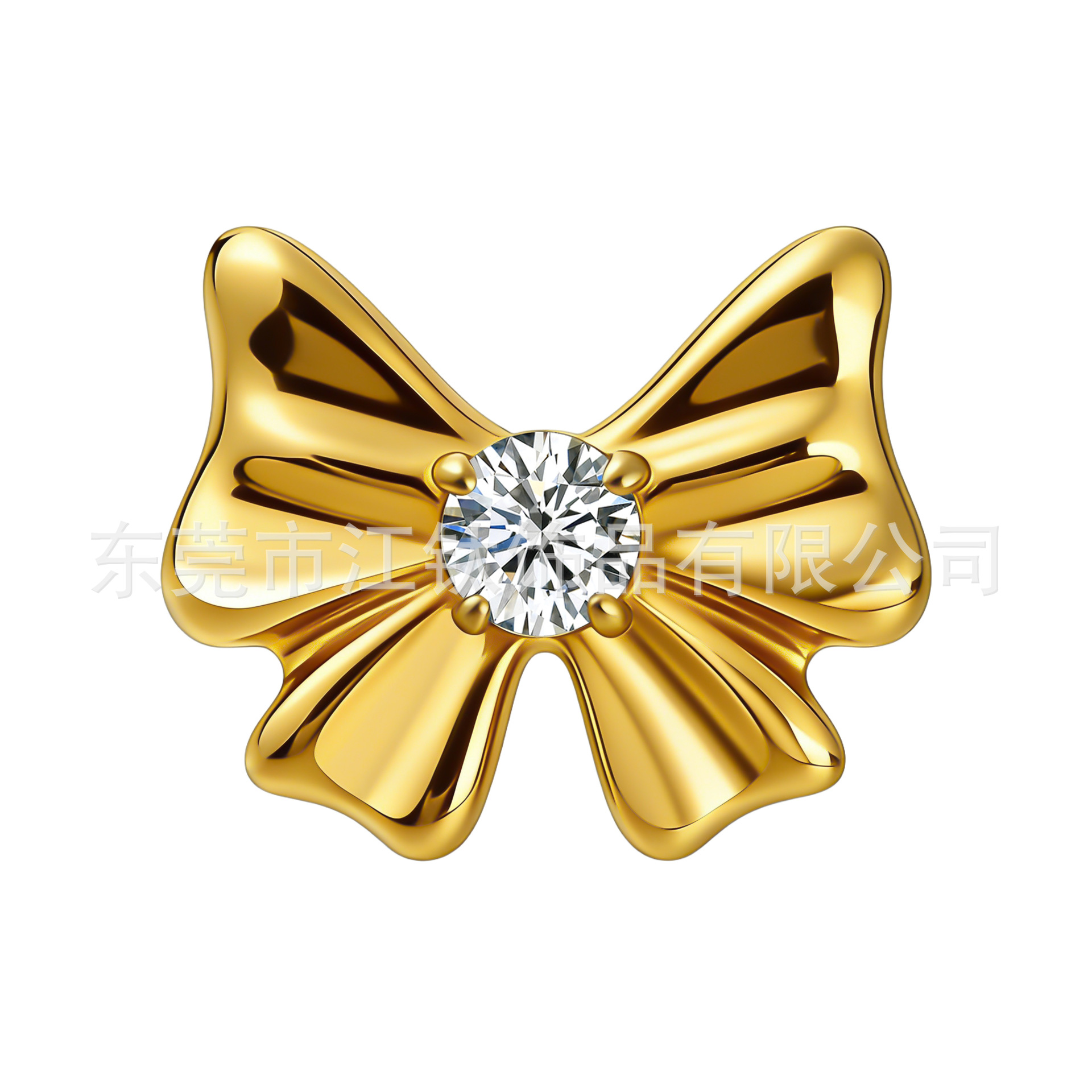 G23 Titanium Alloy Body Piercing Bowknot Earring with Zircon - Flat Back Ear Stud Cartilage Jewelry - Image 5