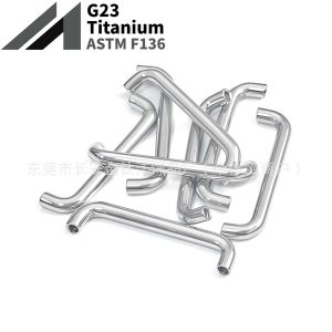 F136 Titanium Curved Rod Internal Thread Embedded Nail Base Double-Headed Embedded Nail G23 Titanium Alloy Body Piercing Jewelry