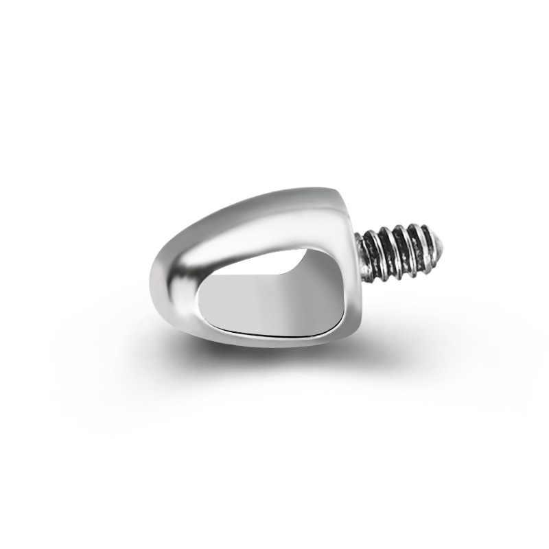 Zesen F136 Titanium Alloy Bullet Lip Stud Labret Tongue Barbell Body Piercing Jewelry - Image 5