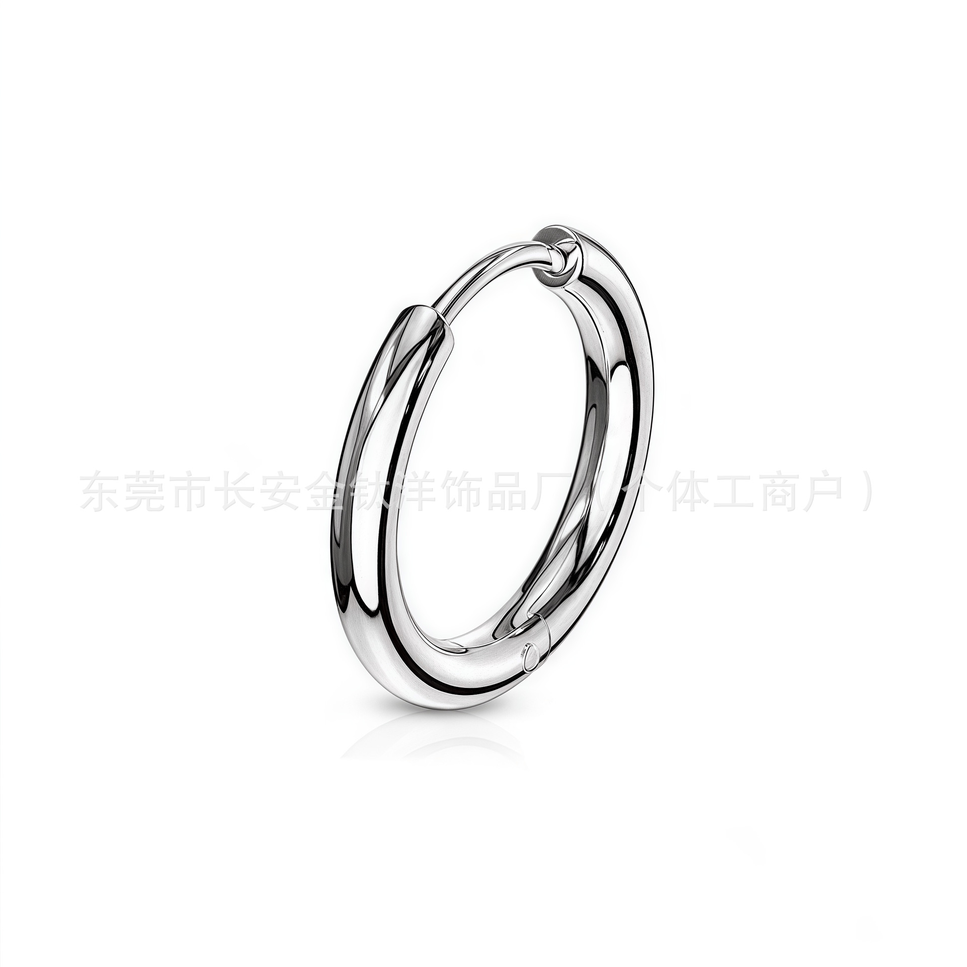 F136 Titanium Round Wire Closed Ring Earrings Ear Bone Nail Earrings G23 Titanium Alloy Body Piercing Jewelry - Image 3