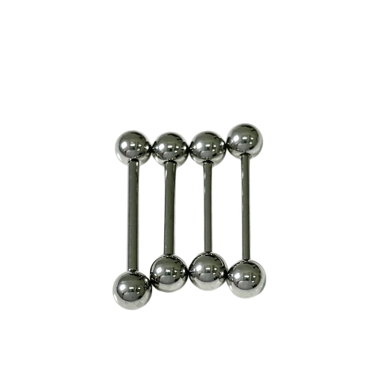 316L Titanium Steel Ball Tongue Nail External Thread Universal Lip Nail Ear Bone Nail Ear Bridge Nail Piercing Jewelry Cross-Border Wholesale - Image 5