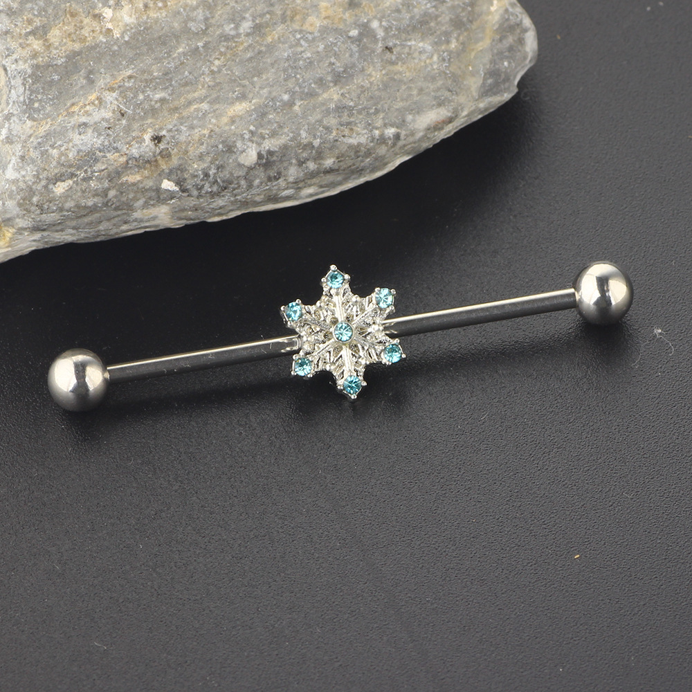 Industrial Barbell Ear Stud 316L Surgical Steel Body Piercing Jewelry Long Rod Cartilage - Image 5