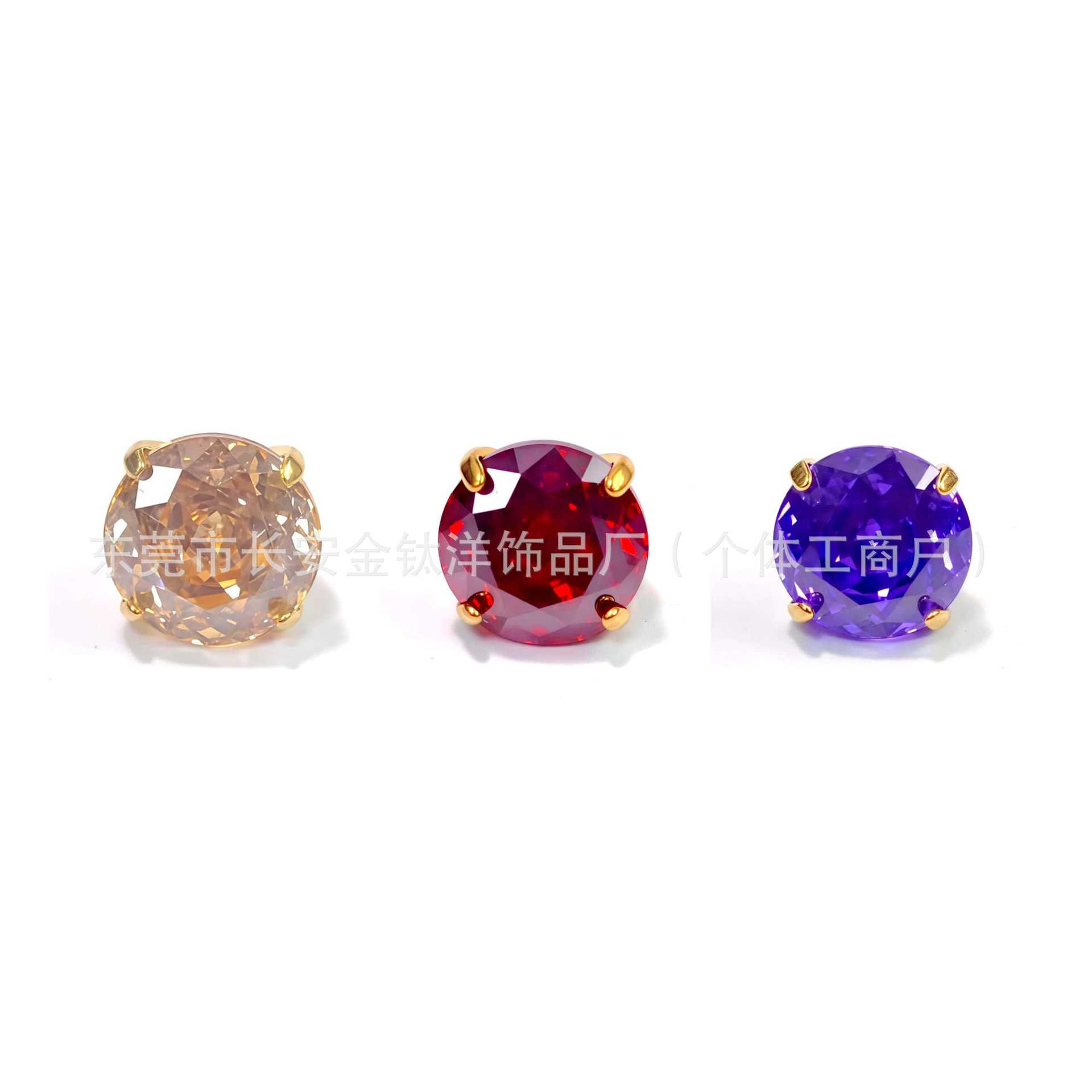 F136 Titanium 18K Gold Plated Rose Cut Lip Labret Stud Earring Cartilage Ear Bone Piercing Jewelry - Image 3
