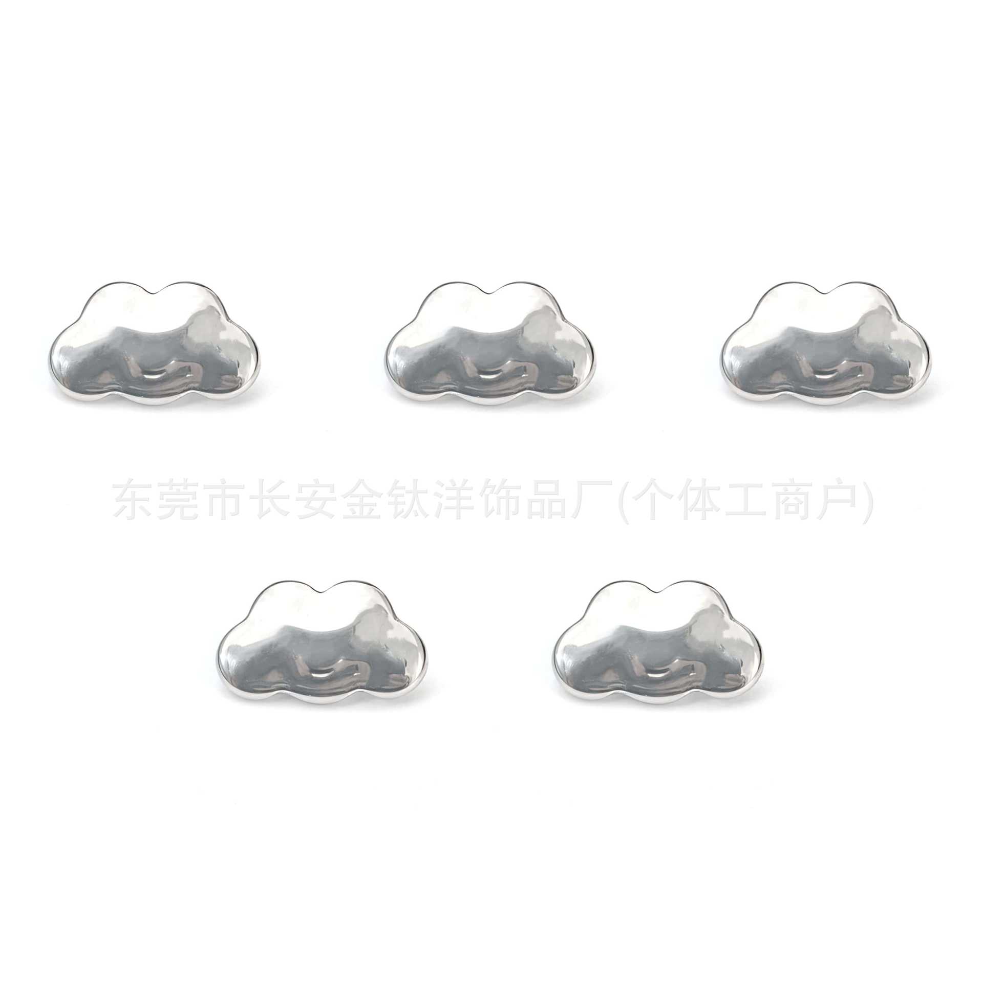 F136 Titanium Internal Thread Cloud-Shaped Lip Piercing Ear Cartilage Stud Conch G23 Alloy Body Jewelry - Image 5