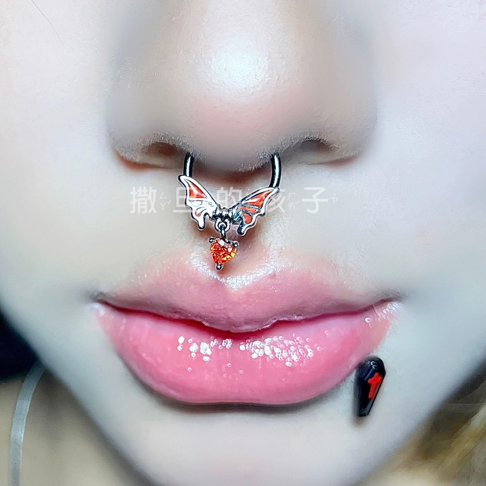 16G 1.2mm Lip Labret Stud Titanium Steel External Thread Lip Piercing Replacement Nail Wholesale - Image 2