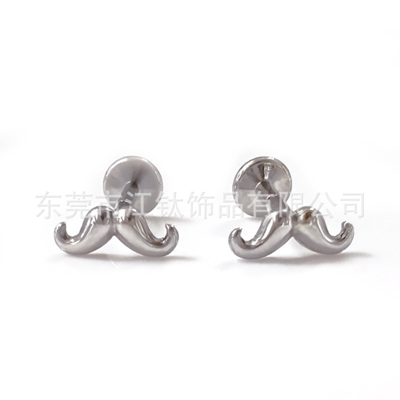 G23 Titanium Cartilage Stud Earring Gold 1.2x10mm Polished ASTM F136 Piercing Jewelry - Image 5