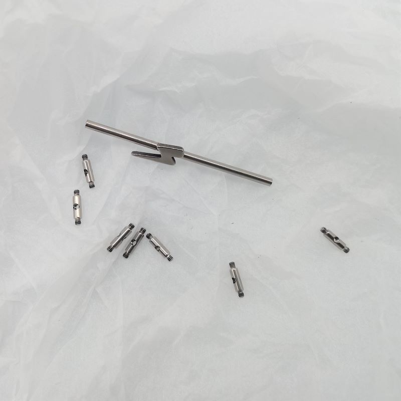 G23 Titanium Extension Rod 14G Single Hole Double Thread DIY Internal Thread Straight Ear Bridge Piercing 4mm Bar - Image 4