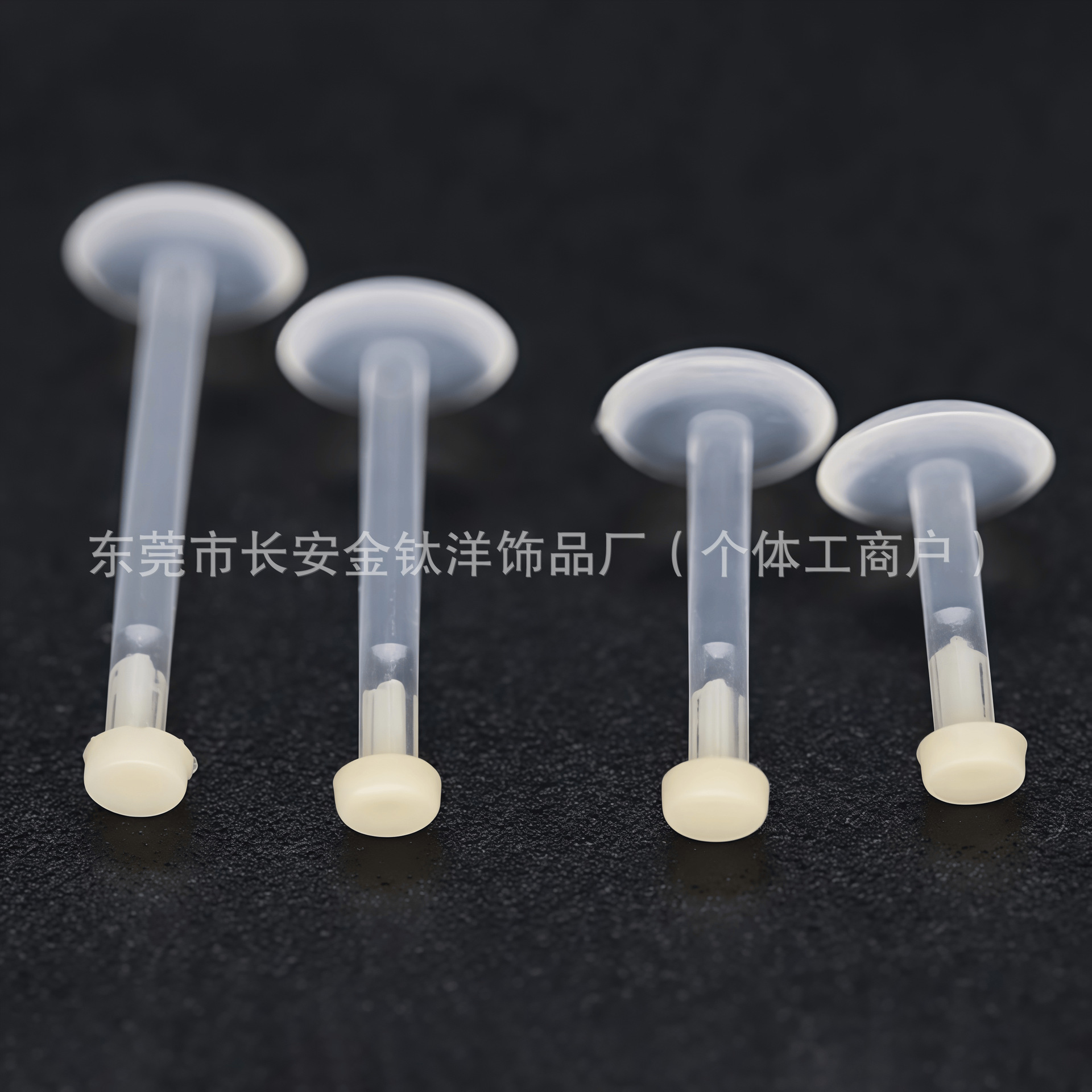 Transparent Acrylic Invisible Insertable Lip Piercing and Ear Bone Piercing in Flesh Color, Suitable for Ct Security Check, Body Piercing Jewelry - Image 4