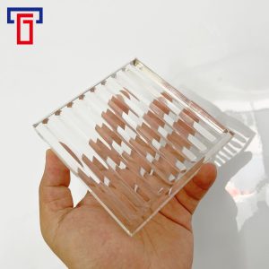 High Transparency Acrylic Tongue Stud Display Stand - Polished Groove for Earrings