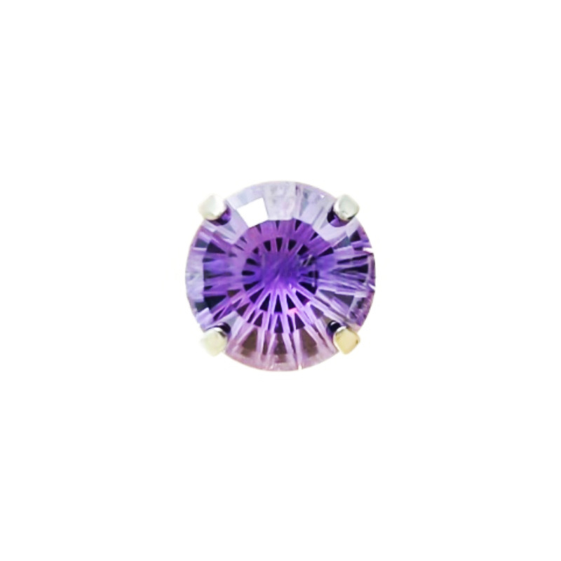 G23 Titanium Alloy Ferris Wheel Zirconia Stone Ear Studs - F136 Internal Thread Cartilage Piercing Studs 0.9 Thread Replacement Head - Image 4